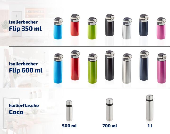 Produktbild Leifheit Isolierflasche Coco 1,0 L Edelstahl (1 l)