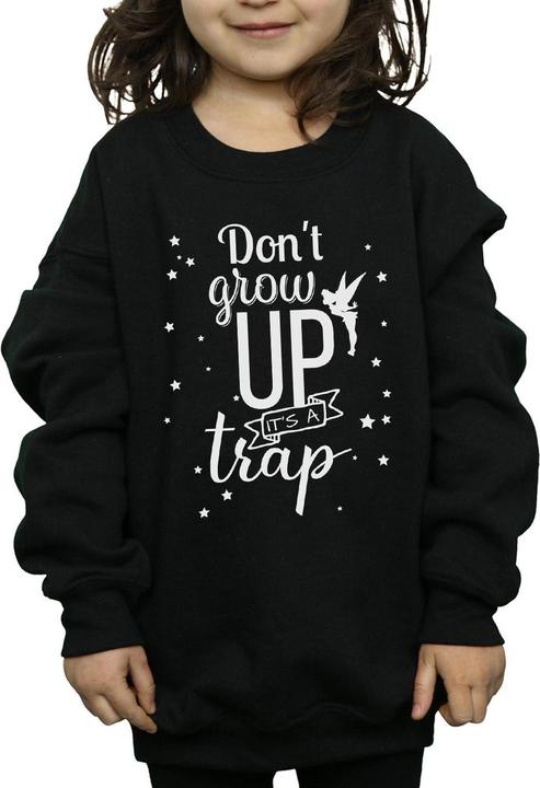 Actual product image Disney Girls Tinker Bell Don't Grow Up Sweatshirt (152, 158)