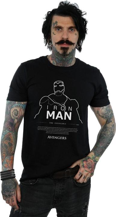 Produktbild Iron Man Single Line TShirt (3XL)
