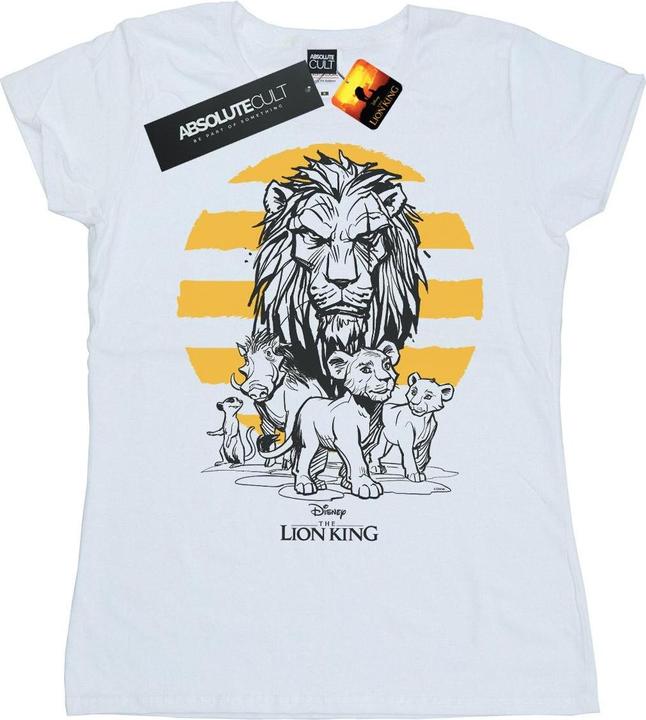 Actual product image Disney Womens/Ladies The Lion King Movie Group Cotton T-Shirt (S)
