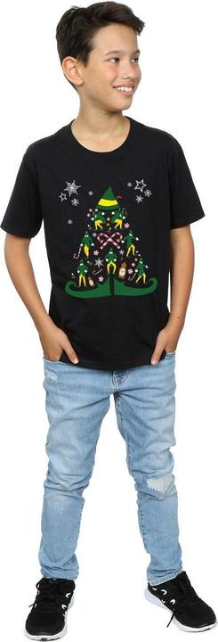 Actual product image Elf Boys Christmas Tree T-Shirt (152, 158)