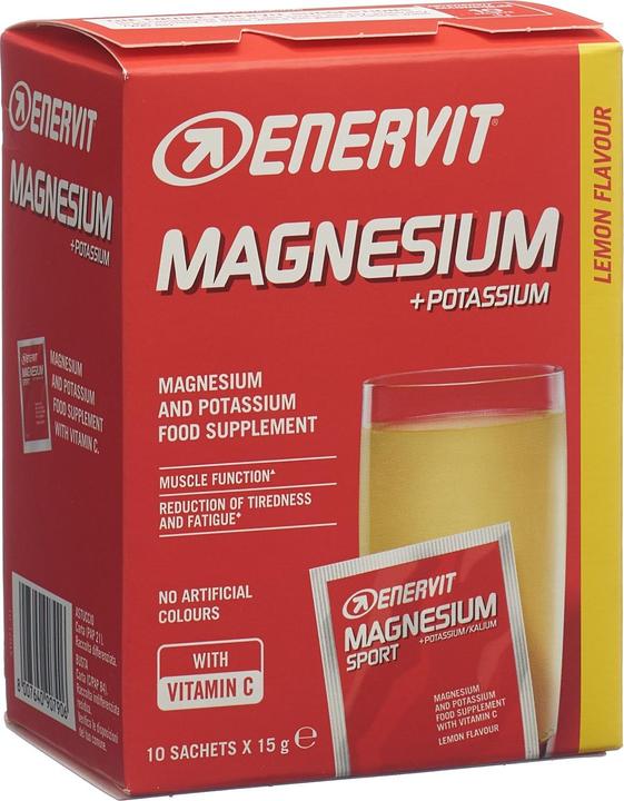 Image du produit Enervit Magnésium Potassium, 10 x15 g (10 pièce(s), Beutel, 183 g)