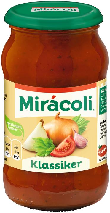Actual product image Miracoli Classic pasta sauce (400 g)