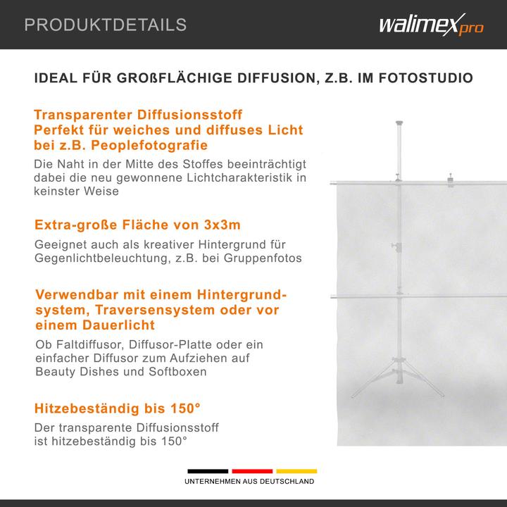 Produktbild Walimex Diffusorstoff (Diffusorkugel, 300 cm)
