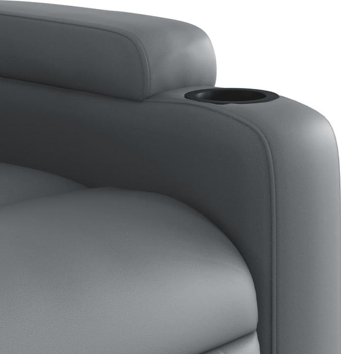 Immagine prodotto VidaXL Sedia da massaggio in similpelle grigia,Colore: Grigio, Materiale
