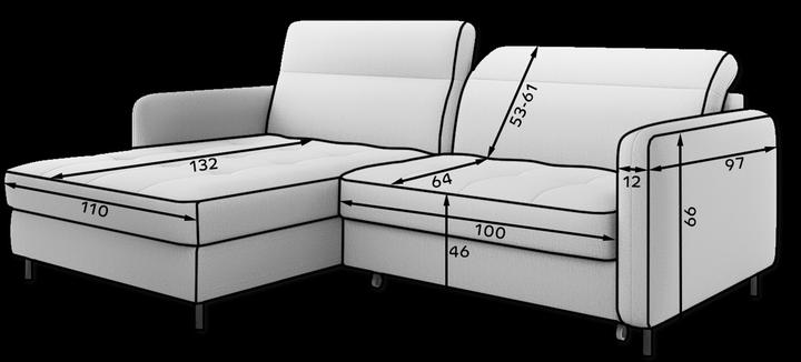 Produktbild ELTAP Gomsi (Ecksofa, 3-Sitzer, Bettsofa)