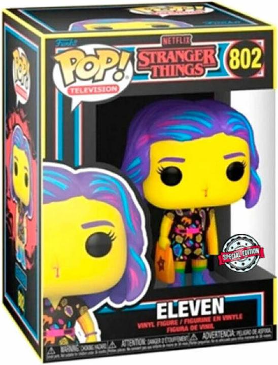 Produktbild Funko POP Stranger Things Eleven in Mall Outfit Black Light Exclusive