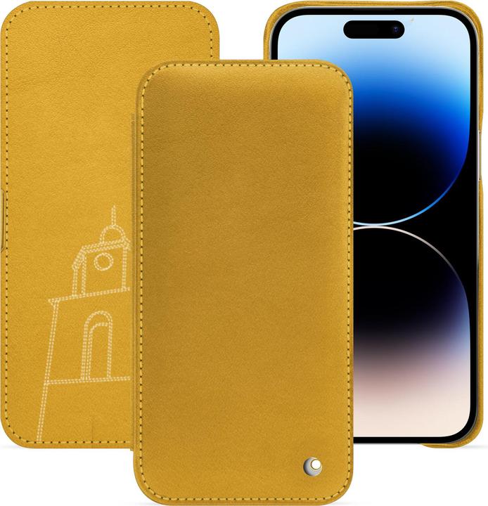 Actual product image Noreve Horizontal leather flap shell (Apple iPhone 15 Pro Max)