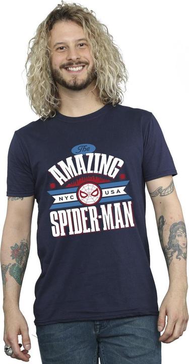Actual product image Mens Spider-Man NYC Amazing T-Shirt (M)