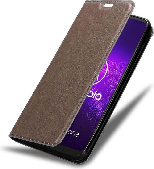 Actual product image Cadorabo Book Invisible Magnet Cover (Motorola One Macro)