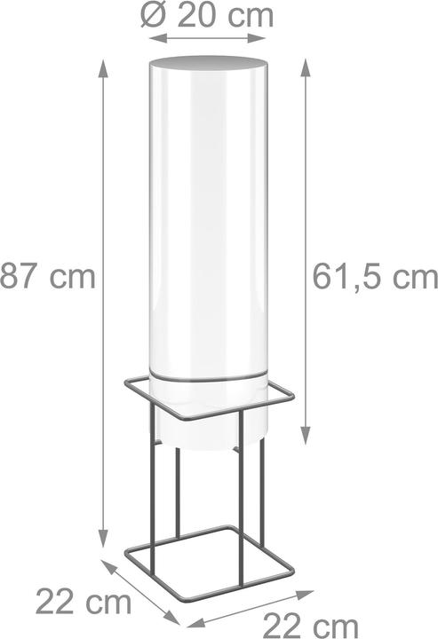 Actual product image Relaxdays Fish tower