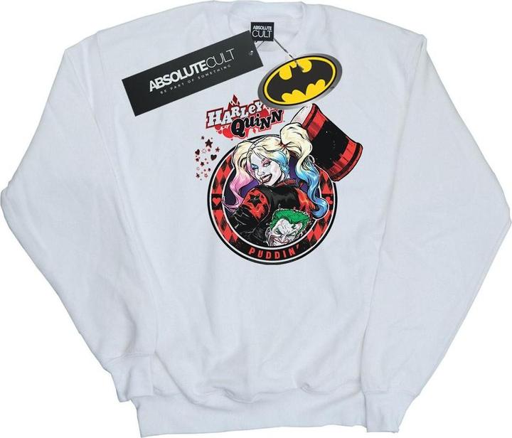Harley Quinn Joker Patch Baumwolle Sweatshirt