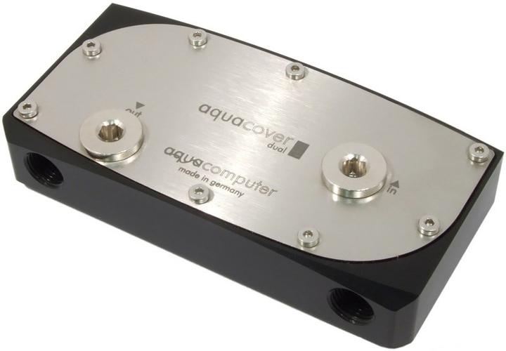 Actual product image Aqua Computer aquacover dual DDC, cover for and Swiftech-