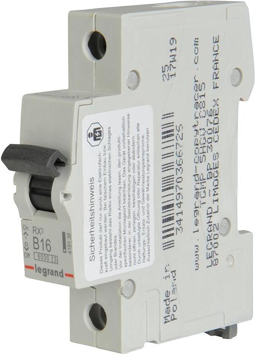 Produktbild Legrand Leitungsschutzschalter B16 A