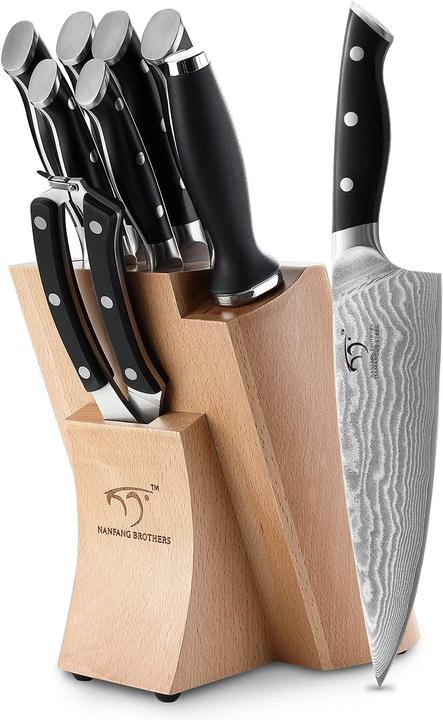 Nanfang Brothers Damascus knife set