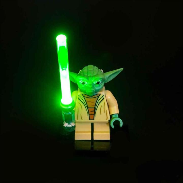 Immagine prodotto Light my bricks Spada laser LEGO® Star Wars con LED blu verde (con cavo di 5 cm)
