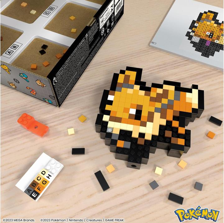 Produktbild MEGA Pokémon Evoli Pixel Art