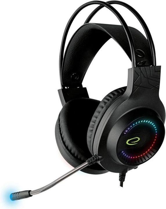 Actual product image Esperanza EGH7100 ausines su mikrofonu žaidimams 7.1 courser (Cable)