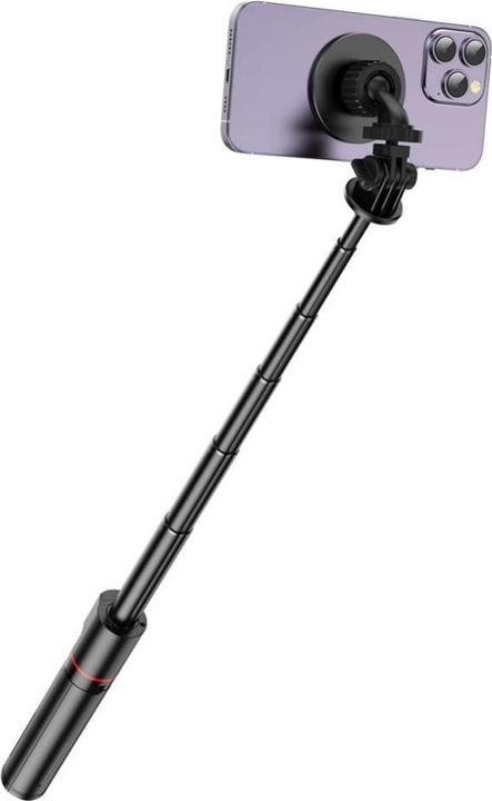 Actual product image Tech-Protect Selfie stick L06S Bluetooth magnetic with MagSafe, remote control, tripod up to 82cm an