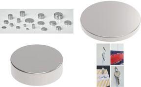 Immagine prodotto Maul Magnete a disco al neodimio, 8 mm, forza adesiva: 2,4 kg, argento (1 x)