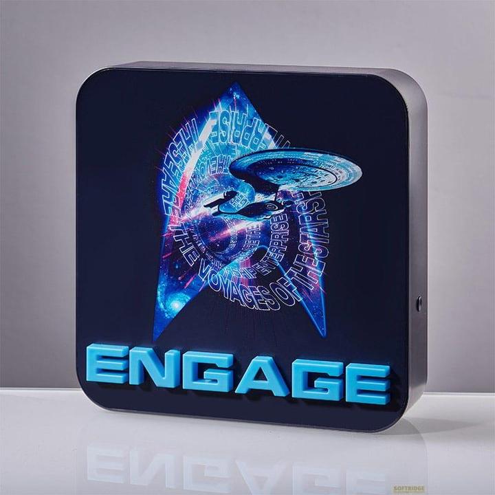 Immagine prodotto Numskull Star Trek - Lampada da ufficio / Applique murale 3D Logo Flotta Stellare