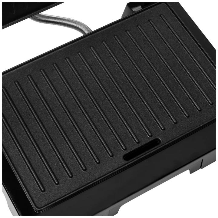Image du produit Tristar Grille de contact - revêtement anti-adhésif, plaque de cuisson 23 x 14.5 cm, 1000 watts