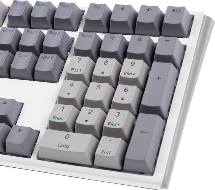 Image du produit Ducky One 3 Mist Grey Clavier de jeu, RGB LED - MX-Ergo-Clear (US, Filaire)