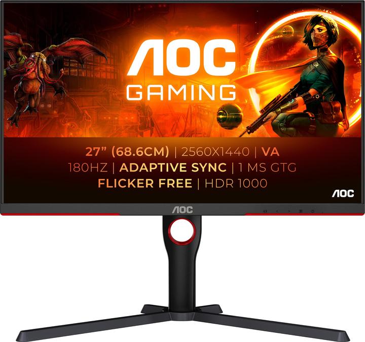 Produktbild AOC Q27G3XMN/BK (2560 x 1440 Pixel, 27")