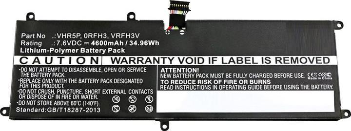 Image du produit Dell Btry Pri 35whr 2c Lith Simplo (2 cellules)