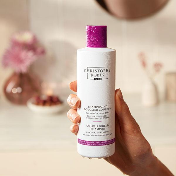 Image du produit Christophe Robin Shampooing bouclier couleur aux Baies de Camu-Camu (250 ml, Shampoing liquide)