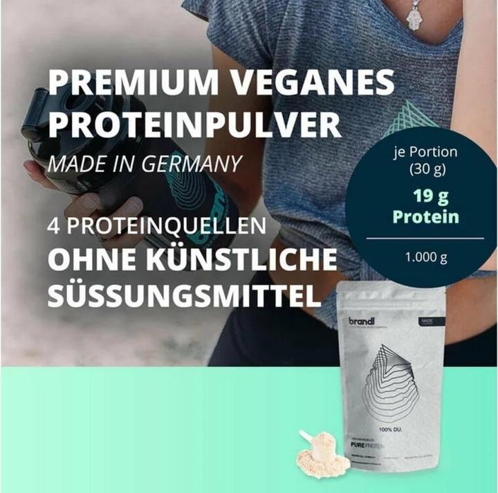 Immagine prodotto Brandl-Nutrition Pure Protein Vegan (Vaniglia, 1 pz., 1000 g)