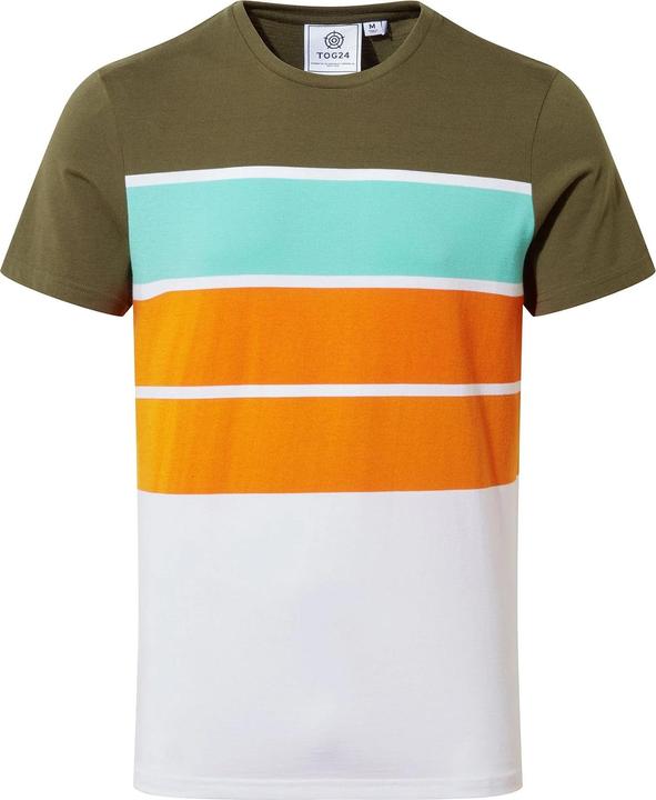 Actual product image TOG24 Mens Whitwick Stripe T-Shirt (5XL)
