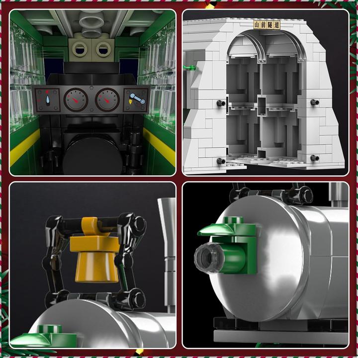Actual product image Mould King Steam locomotive 4-4-0