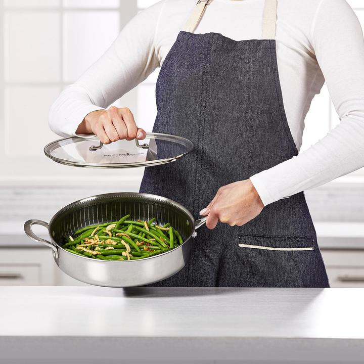 Actual product image Livington Titan Pan (26.50 cm, Frying pan, Aluminium, Stainless steel)