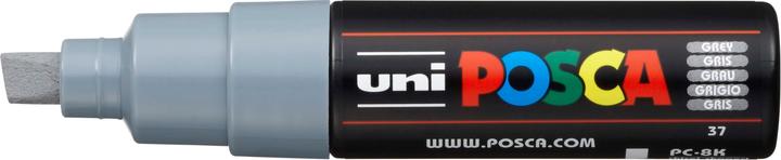 Immagine prodotto Posca Marchio PC-8K con punta a cuneo (Grigio, 8 mm, 1 x)