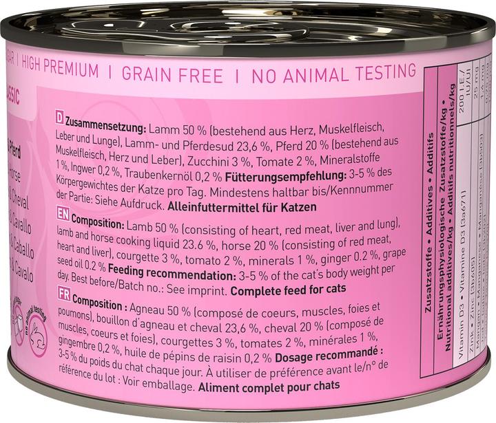 Actual product image Catz Finefood No.19 Lamb&Horse (Adult, 1 pcs., 200 g)