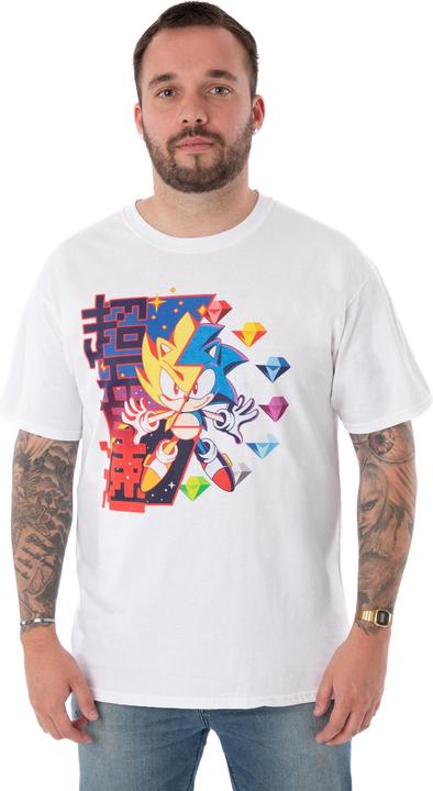 Immagine prodotto Sonic The Hedgehog Maglietta Diamante Uomo (XL)
