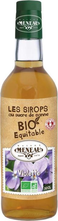 Actual product image Meneau Organic Violet Syrup - 50cl -