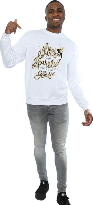 Actual product image Disney Mens Tinkerbell Stars Sweatshirt (XL)
