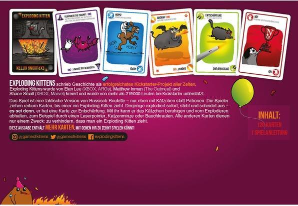 Produktbild Exploding Kittens Katzen und Explosionen (Deutsch)