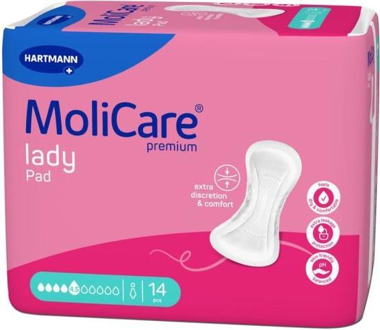 Produktbild MoliCare Lady Pad 4.5 Inkontinenz Einlage (14 x, XL, Large)