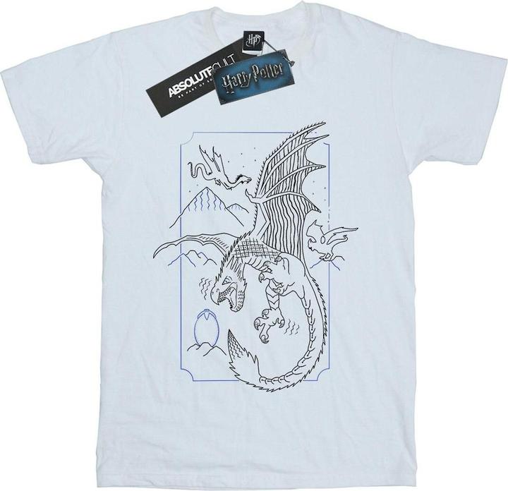 Immagine prodotto Dragon Line Art Maglietta Ragazze (116)