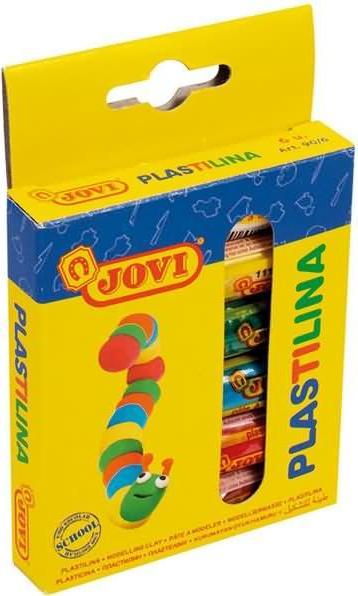 Actual product image Jovi Plasticine PLASTILINA assorted colours, 6 colours 15.0 g each