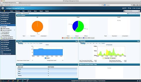 Produktbild HPE E N IMC Wireless Service Manager, Software Module, 50 Access Points, E-LTU (50 Geräte)