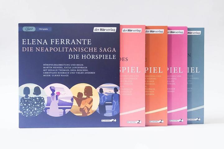 Image du produit La saga napolitaine (Elena Ferrante, Enea Boschen, Ulrike Haage, Martin Heindel, Hanna Scheibe, Katja Langenbach, Christiane Rossbach, Rosalie Thomass, Allemand)