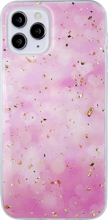 Actual product image OEM Gold Glam case for Samsung Galaxy A51 Pink (Samsung Galaxy A51)