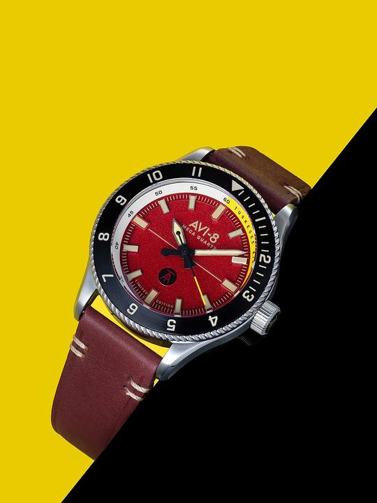 Actual product image AVI-8 AV-4103-04 Tuskegee Airmen Limited Edition Men's Watch 40mm 5ATM (Analogue wristwatch, 40 mm)