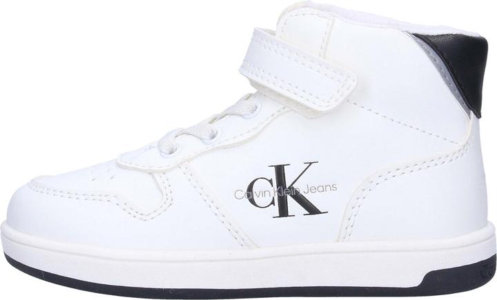 Produktbild Calvin Klein hohe sneakers mit schnürsenkeln/klettverschluss für kinder white/black (38)