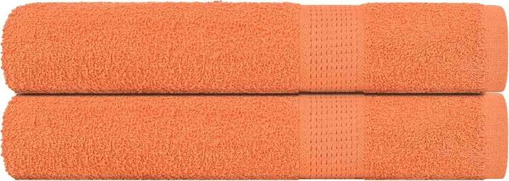 Image du produit VidaXL Serviettes 2 pcs. Orange 100x200 cm 360 g/m² 100% coton Serviette de plage