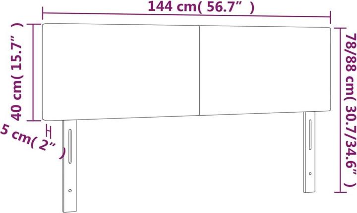 Immagine prodotto VidaXL Ruben (144 x 5 x 88 cm)